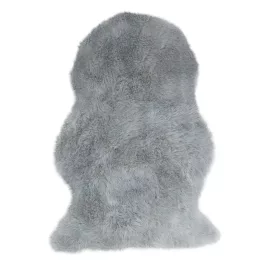 ASY Auckland Luxury Faux Sheepskin 070x100cm siva tepih
