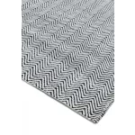 ASY Ives tepih 100x150cm crne bijela