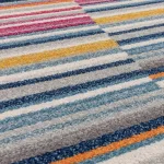 ASY Muse 066x240cm raznobojni prugasti tepih MU06