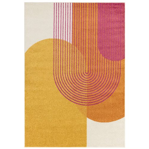 ASY Muse 080x150cm Orange Retro Rug MU13 tepih