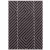 ASY Muse 120x170cm crne Linear tepih MU10