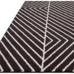 ASY Muse 120x170cm crne Linear tepih MU10