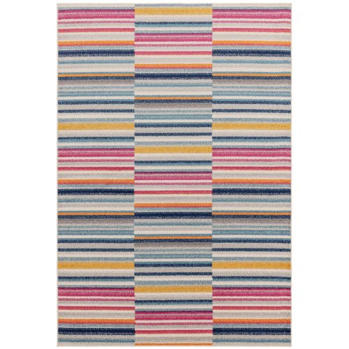 ASY Muse 160x230cm Multi-Coloucrvena Stripe tepih MU06