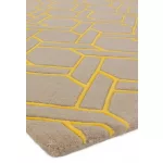 ASY Nexus tepih 120x170cm Fine Lines Silver/yellow