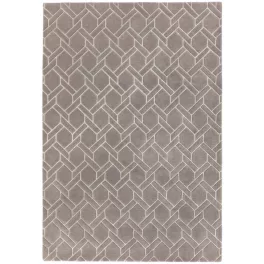  ASY Nexus tepih 120x170cm Fine Lines siva/srebrna
