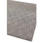  ASY Nexus tepih 120x170cm Fine Lines siva/srebrna