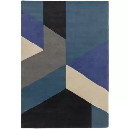  ASY Reef Rug 120x170cm RF13 Big Geo Blue
