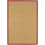 ASY Sisal 160x230cm Linen/crvena tepih