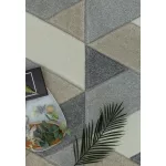 ASY Sketch 200x290cm SK01 Rhombus siva tepih