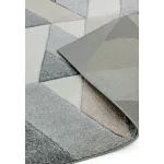 ASY Sketch 200x290cm SK01 Rhombus siva tepih