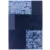 ASY Tate Tonal Textures tepih 160x230cm tamnoplavi