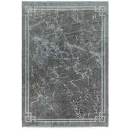 ASY Zehraya 200x290cm ZE04 siva Border tepih