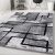 Den Nora 6035 Grey 80 kompleta=80x250cm+2komx80x150cm Moderni tepih