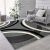 Trgovina 7. Den. Charis sivi 8241 60 setova = 60x220cm + 2 kom x 60x110cm tepih