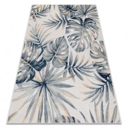   Boolti 21. Tepih BOTANIC 65265 Listovi monstere ravno tkani - ecru 78x150 cm