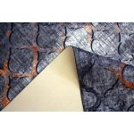 Ber Porte 0066 siva-arany 120x180cm- vékony modern tepih