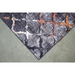 Ber Porte 0066 siva-arany 120x180cm- vékony modern tepih