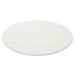 Ay Life 1500 Krem 80Cm Jednobojni Okrugli Shaggy Tepih