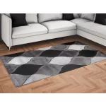 LUXUS SHAGGY SHAGGY tepih, Elvira 1138 siva 80szett=80x250cm+2dbx80x150cm