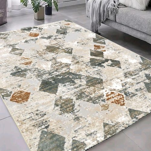  Trgovina 10. Den. Athens 6982 Bež-krem 80x150cm Moderni tepih