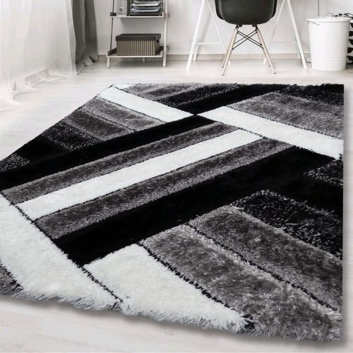  Trgovina 7. LUKSUZNI TEPIHI SHAGGY SHAGGY, Den. Elvira 1145 siva 60x220cm