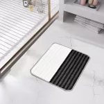  Kupaonski tepih 3 dijela - DEN sivo na pruge
