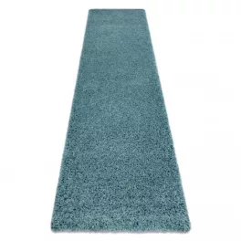  Tepih, staza SOFFI shaggy 5cm plava -80x200 cm