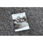  Tepih, staza SOFFI shaggy 5cm siva -60x300 cm