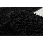 tepih, futótepih SOFFI shaggy 2-3cm crne -60x100 cm