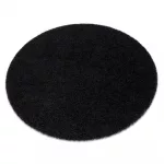  Tepih SOFFI krug shaggy 5cm crni krug 160 cm