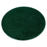  Tepih SOFFI krug čupavi 5cm staklo zeleni krug 160 cm