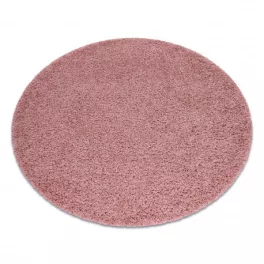  Tepih SOFFI krug čupavi 5cm roza krug 120 cm