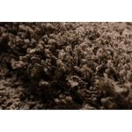  Tepih SOFFI krug čupavi 5cm smeđi krug 100 cm