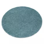  Tepih SOFFI krug shaggy 5cm plavi krug 80 cm