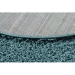  Tepih SOFFI krug shaggy 5cm plavi krug 80 cm