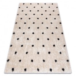 tepih FLUFFY 2370 shaggy pontok - krem / antracit 180x270 cm