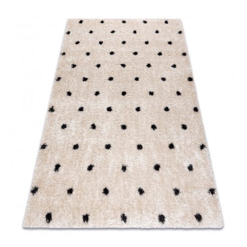 tepih FLUFFY 2370 shaggy pontok - krem / antracit 180x270 cm