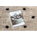 tepih FLUFFY 2370 shaggy pontok - krem / antracit 180x270 cm