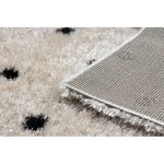 tepih FLUFFY 2370 shaggy pontok - krem / antracit 180x270 cm