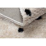 tepih FLUFFY 2370 shaggy pontok - krem / antracit 180x270 cm