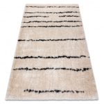 tepih FLUFFY 2371 shaggy csík - krem / antracit 180x270 cm
