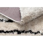 tepih FLUFFY 2371 shaggy csík - krem / antracit 180x270 cm
