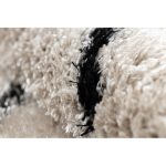 tepih FLUFFY 2371 shaggy csík - krem / antracit 180x270 cm