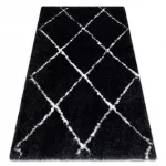 tepih FLUFFY 2373 shaggy - antracit / bijela 160x220 cm