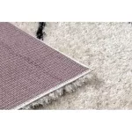 tepih FLUFFY 2371 shaggy csík - krem / antracit 140x190 cm