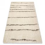 tepih FLUFFY 2371 shaggy csík - krem / bež 80x150 cm