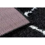 tepih FLUFFY 2373 shaggy - antracit / bijela 80x150 cm