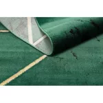  EMERALD tepih 1012 glamur, elegantna geometrija, mramorno staklo zeleno / zlatno 240x330 cm