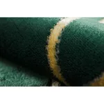  EMERALD tepih 1012 glamur, elegantna geometrija, mramorno staklo zeleno / zlatno 240x330 cm