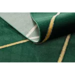 EMERALD tepih 1013 glamour, elegáns geometriai üveg zelena / arany 200x290 cm